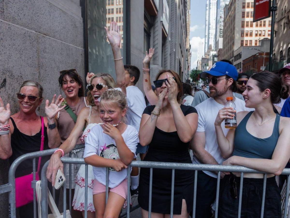 Operativos policiales y swifties: así luce Manhattan por la boda de Taylor Swift y Travis Kelce