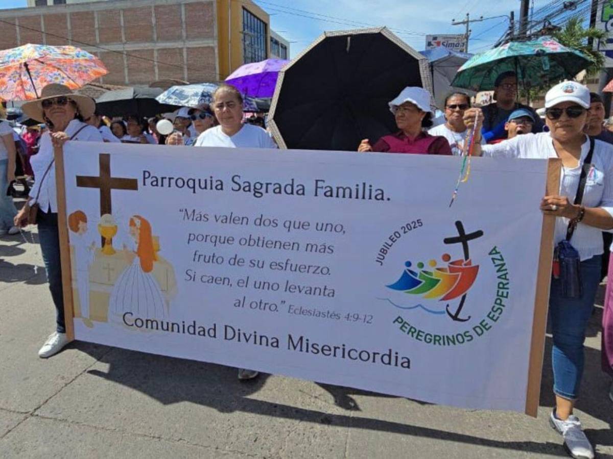 Comayagua da inicio a la histórica Caminata por la Paz convocada por iglesias