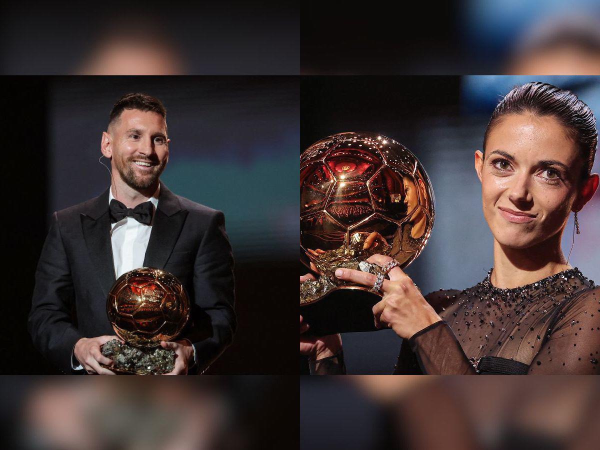 Messi y Aitana Bonmatí se coronan en la gala del Balón de Oro