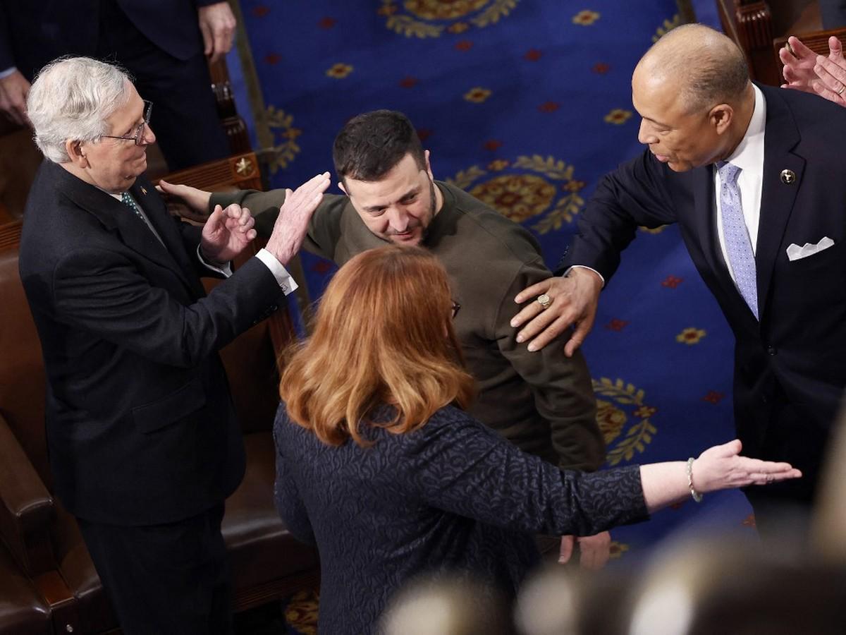 En Washington y ante el Senado, Zelenski dice que ayuda de EEUU no es “caridad”