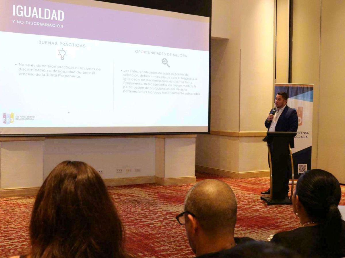 Exponen un informe de veeduría por trabajo de la Junta Proponente