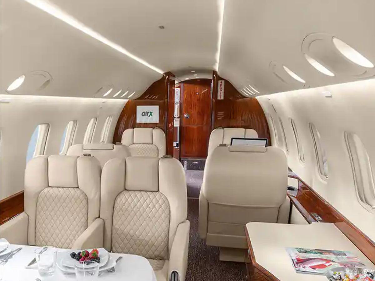 Un interior de lujo: así es el avión presidencial de Honduras que Asfura desea vender