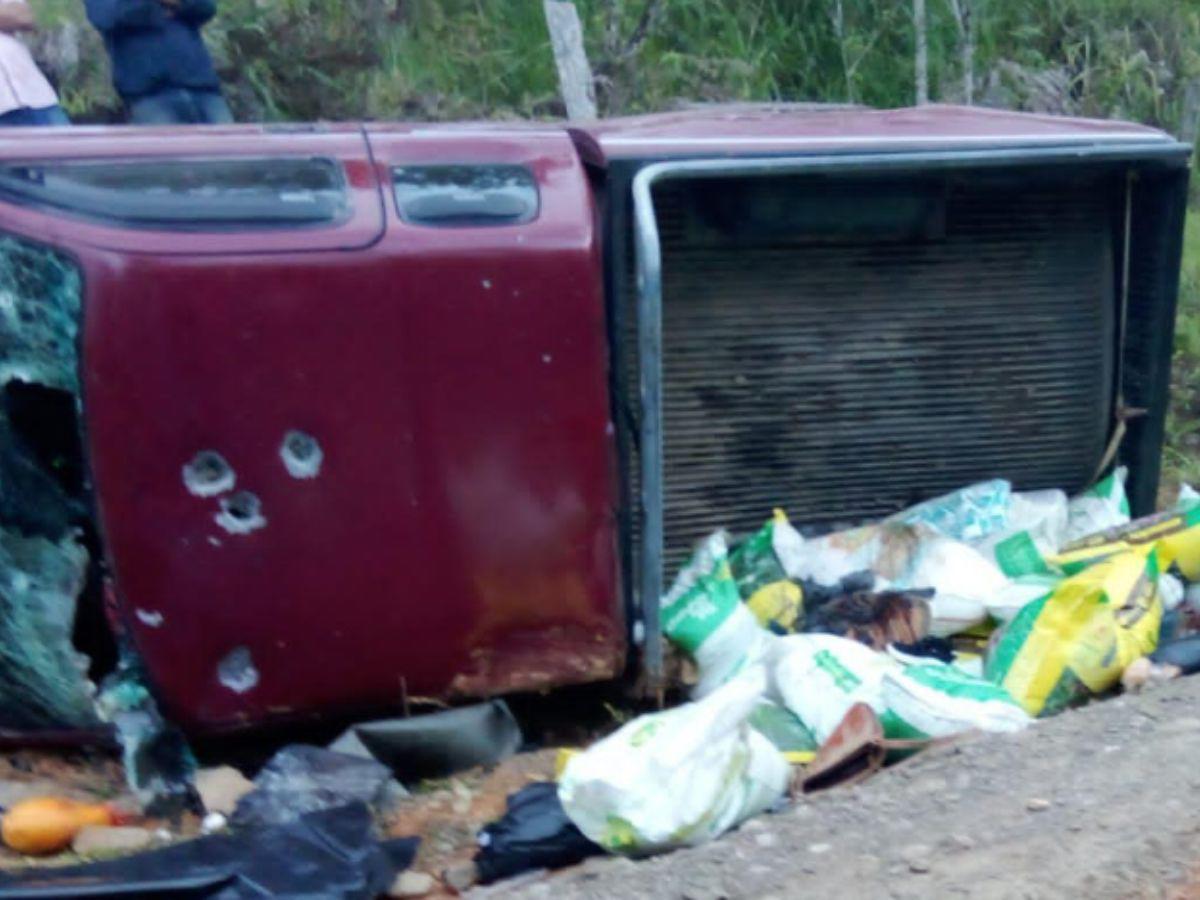 En este vehículo viajaba la pareja cuando fue asesinada.