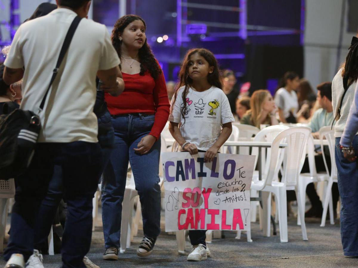 Las imágenes que dejó el concierto de Camilo en Honduras
