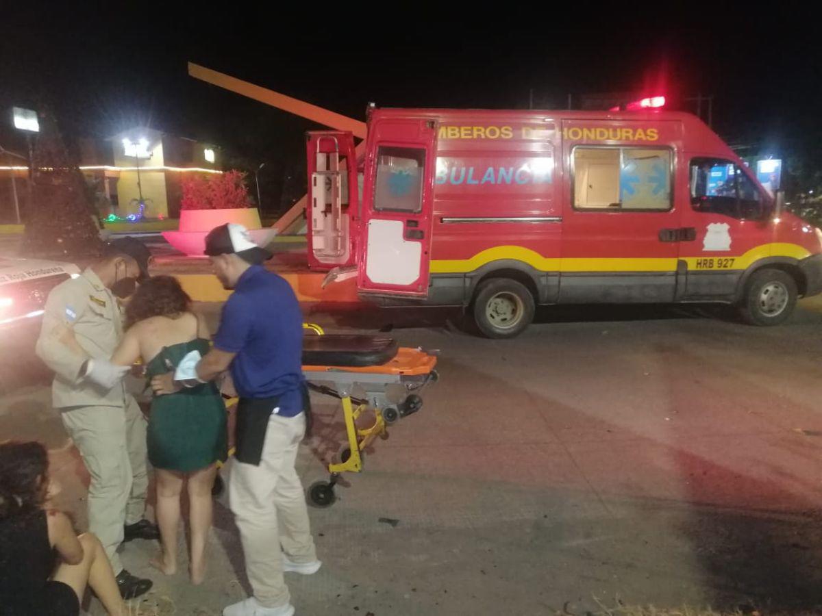 Cuatro heridos deja volcamiento de vehículo en Choluteca