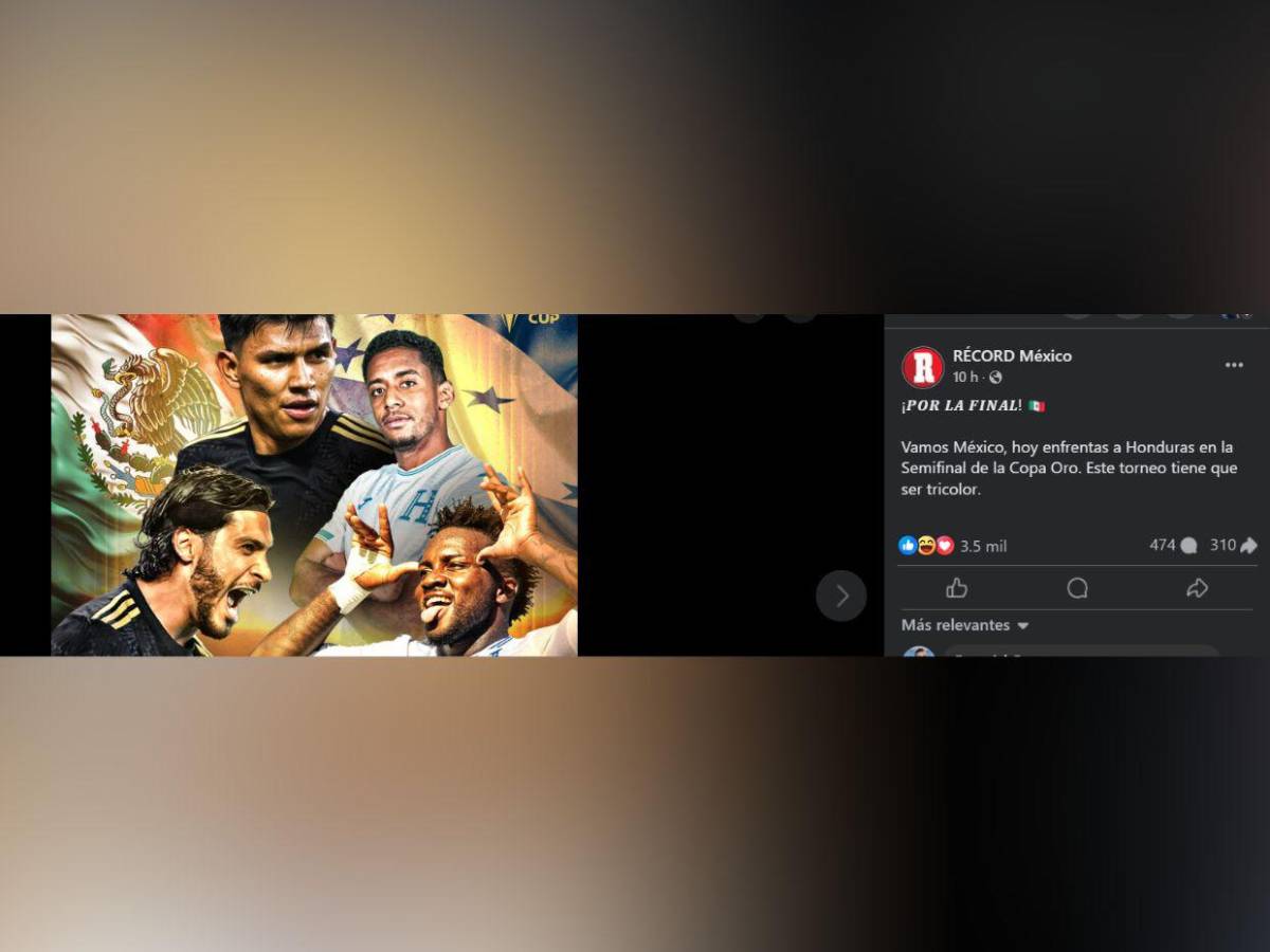 Prensa mexicana calienta la semifinal de México vs Honduras en Copa Oro 2025