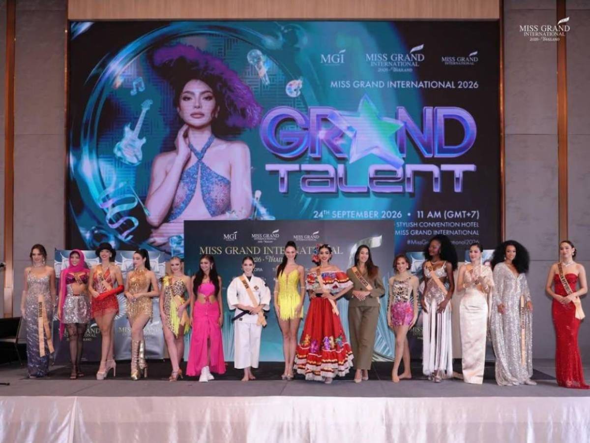 ¡Honduras destaca! Emely Alemán entra al top 15 de talentos en el Miss Grand 2026