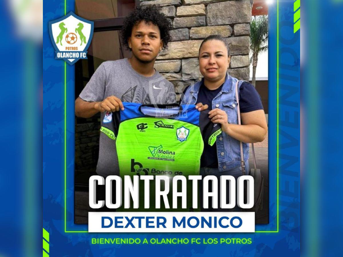 Potros de Olancho anuncia el fichaje de Dexter Mónico para el torneo Apertura 2023