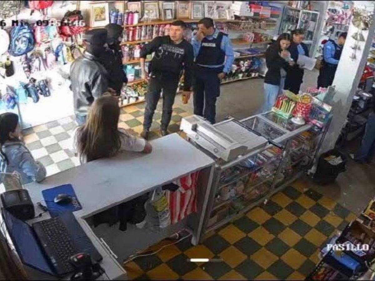 Cámaras captan los últimos minutos con vida de policías fallecidos en Lempira