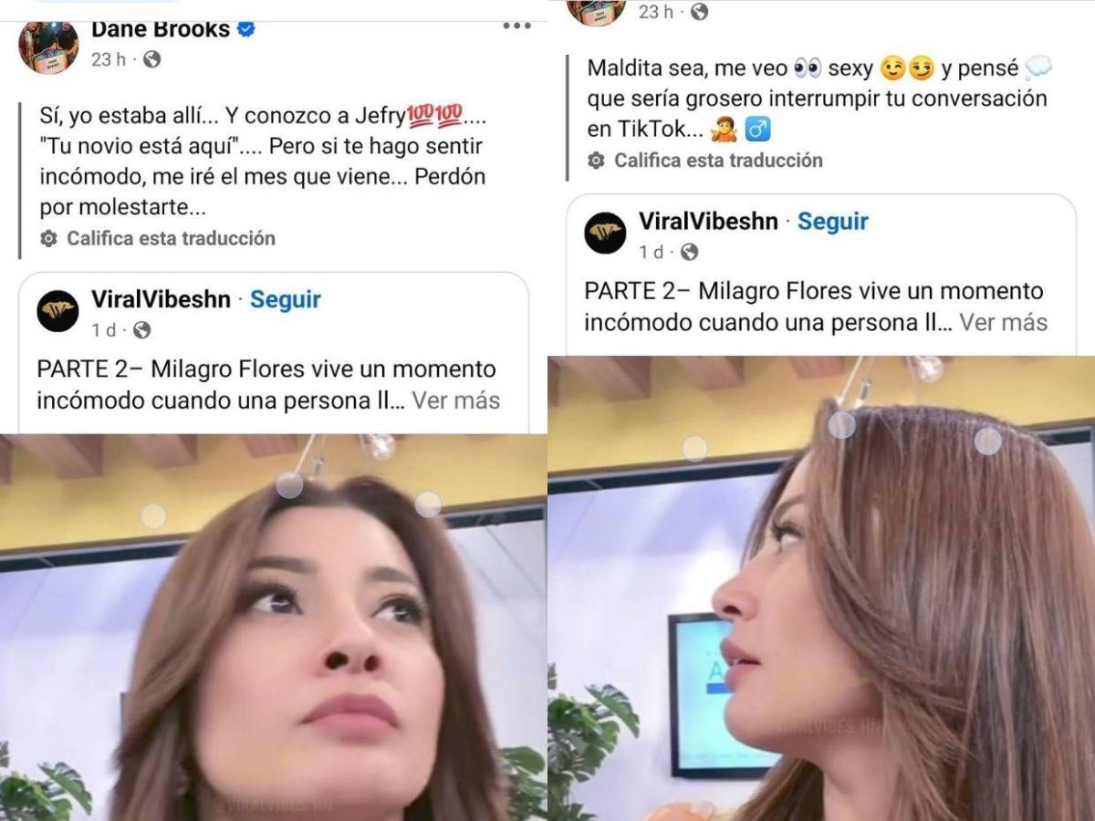 ¿Quién es el hombre que supuestamente sigue sin parar a Milagro Flores?