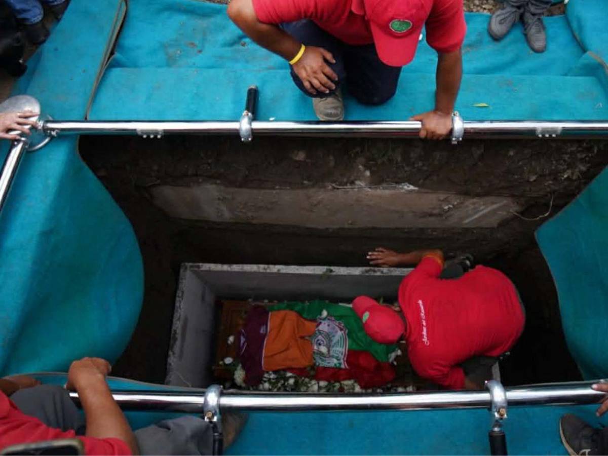 ¡Tristeza total! Así fue el último adiós al presidente del Marathón, Orinson Amaya