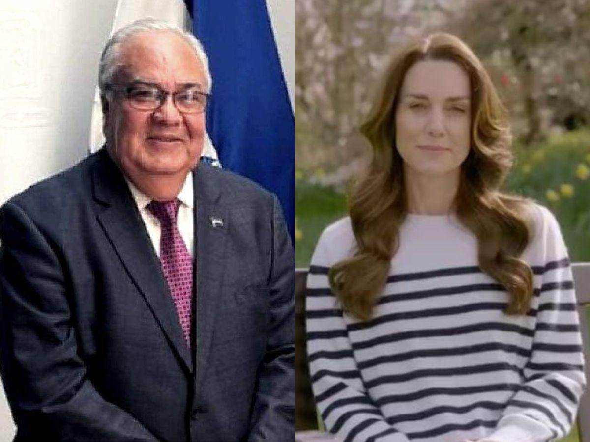 Embajador Iván Romero lamenta diagnóstico de cáncer de Kate Middleton