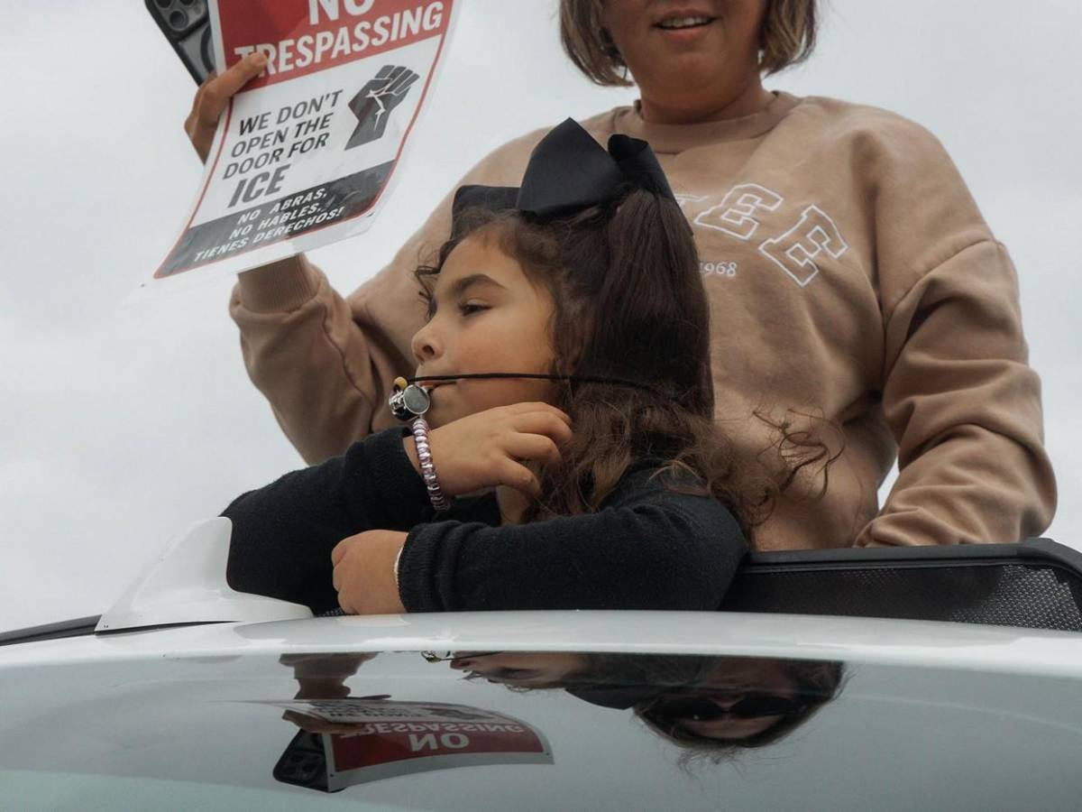Hondureños protestan contra la represión migratoria en Kenner, Luisiana