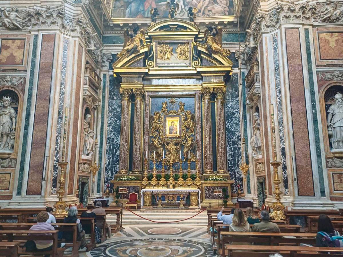 Así luce la basílica de Santa María la Mayor, lugar donde será enterrado el papa Francisco Así luce la basílica de Santa María la Mayor, lugar donde será enterrado el papa Francisco