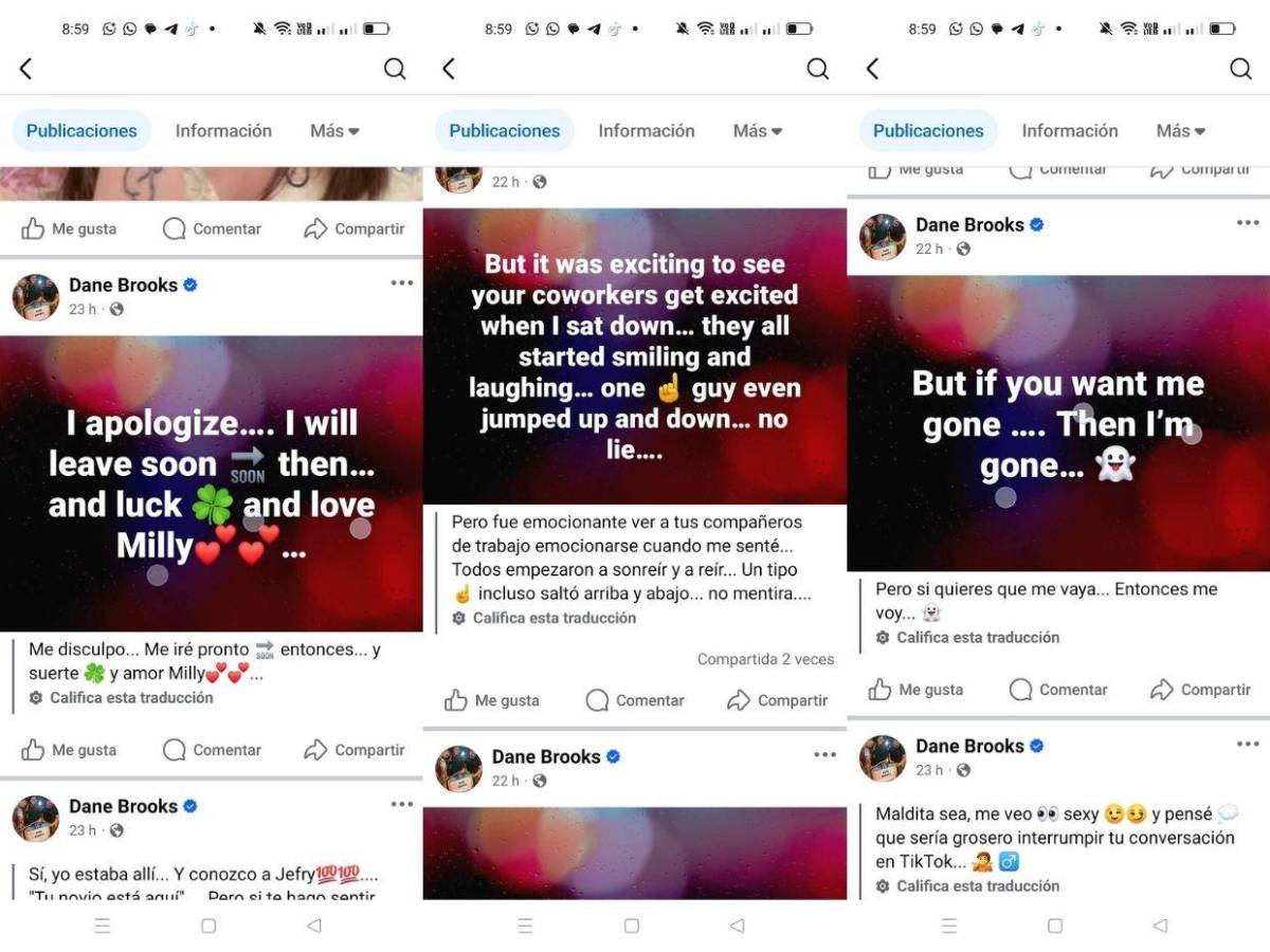 ¿Quién es el hombre que supuestamente sigue sin parar a Milagro Flores?