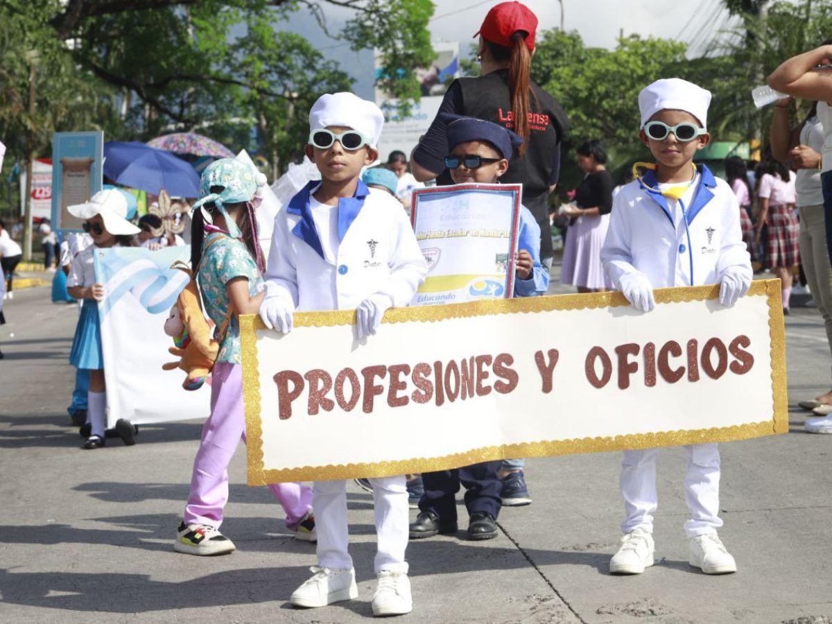 Pequeños con grandes sueños: un homenaje a las profesiones y oficios en los desfiles patrios