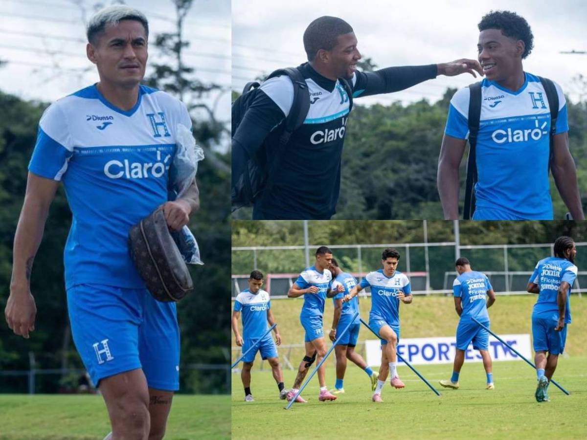 Jugadores felices y figura se recupera: Entreno de Honduras previo a enfrentar a Costa Rica