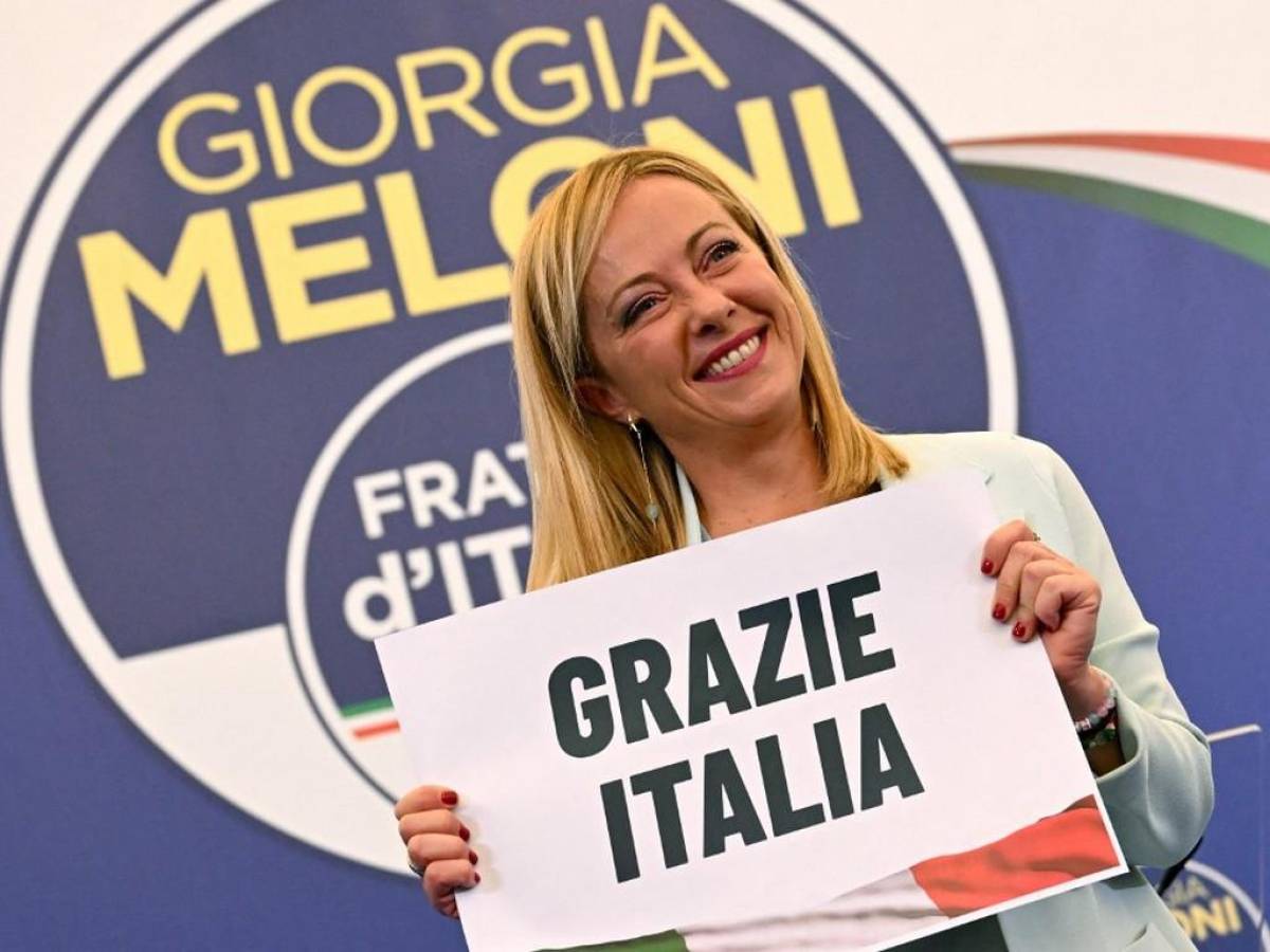 Italia entra en lo desconocido tras victoria del partido posfascista de Giorgia Meloni