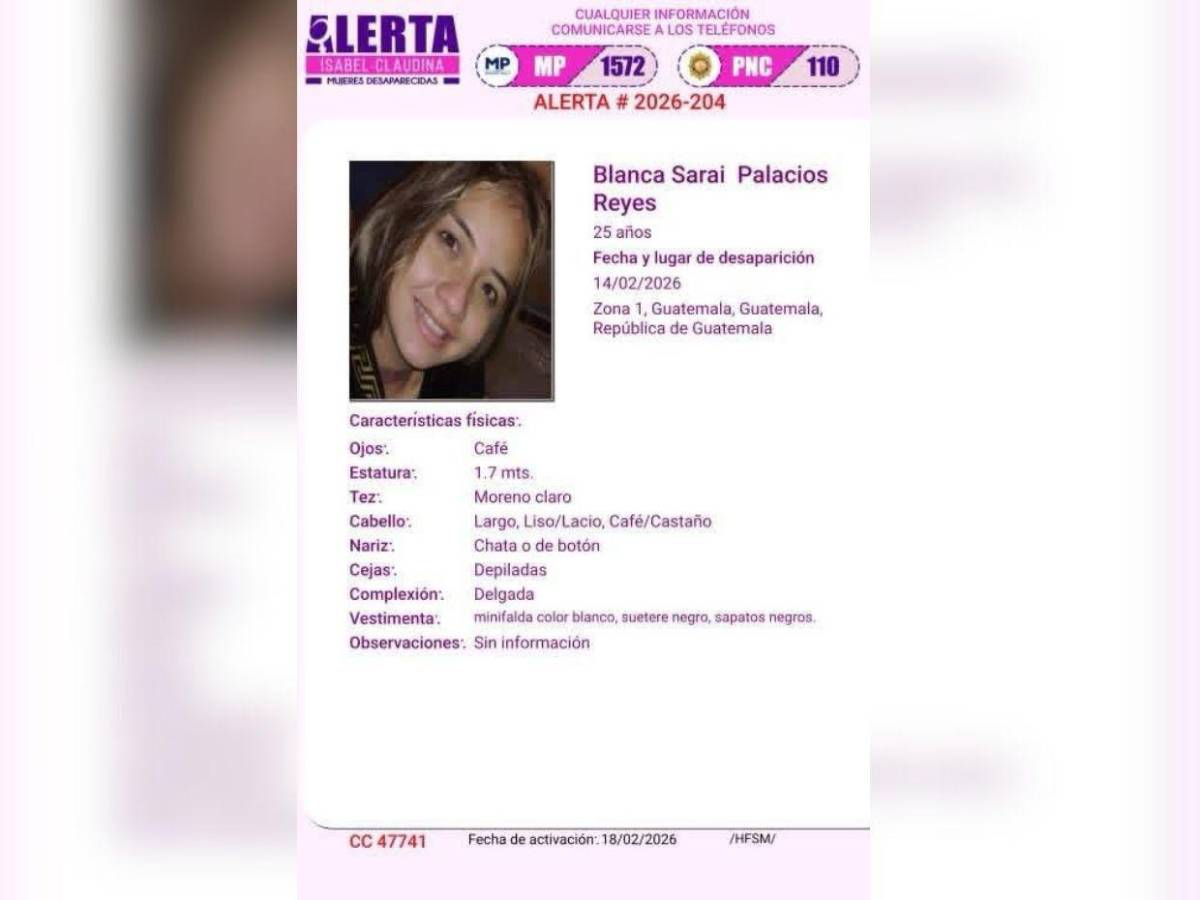 Salvadoreña es asesinada en Guatemala tras viajar para celebrar el 14 de febrero