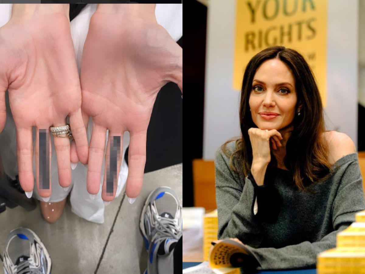 Angelina Jolie se realizó un nuevo tatuaje y muchos aseguran que es un mensaje para Brad Pitt