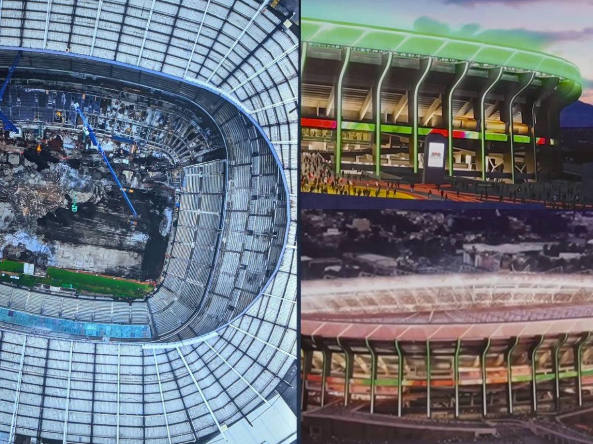 ¡Será una belleza! Así va la remodelación del Estadio Azteca para el Mundial 2026