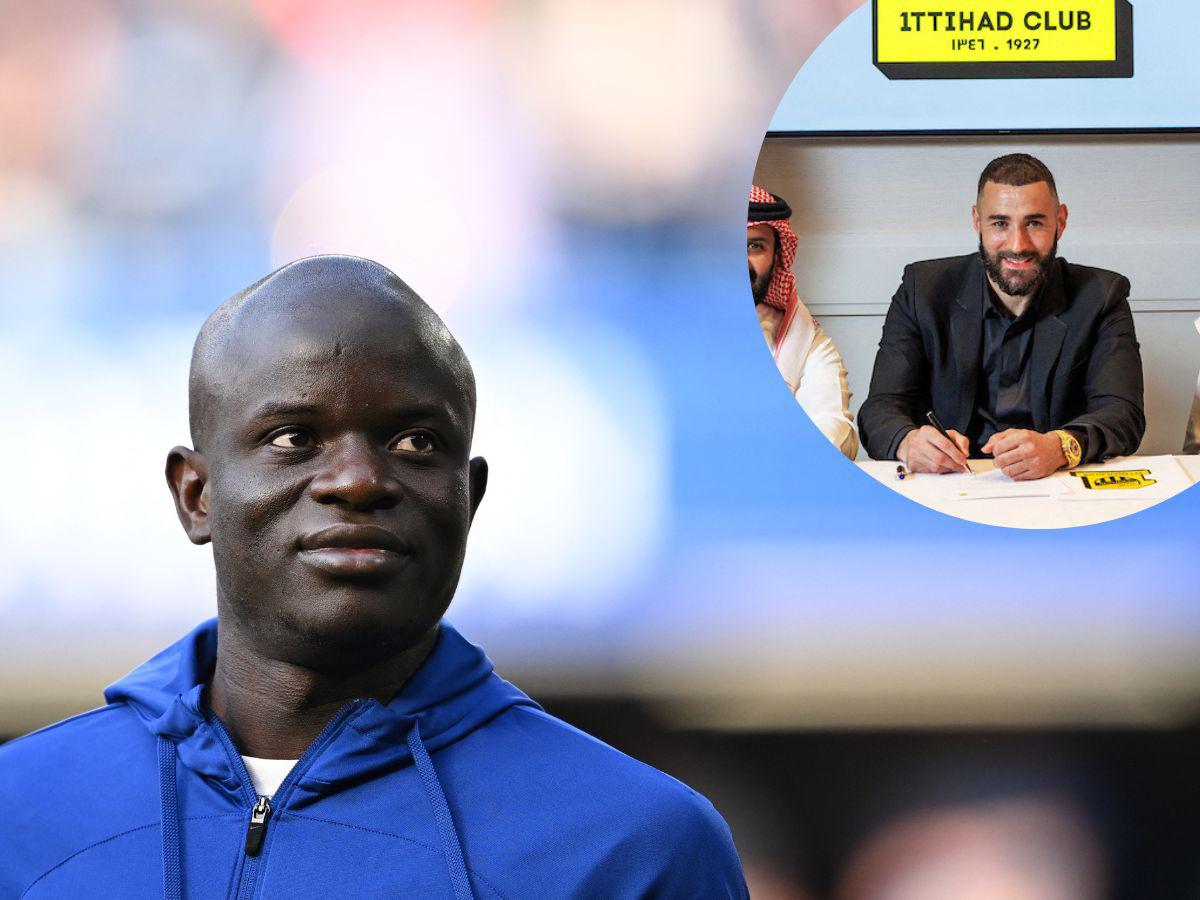 Kanté jugará en el equipo de Benzema en Arabia Saudita