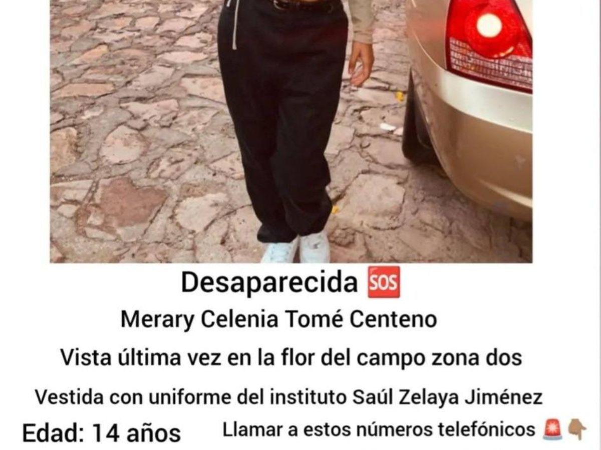 Merary Tomé, de 14 años, desapareció en la Flor del Campo y fue hallada muerta y dentro de bolsas