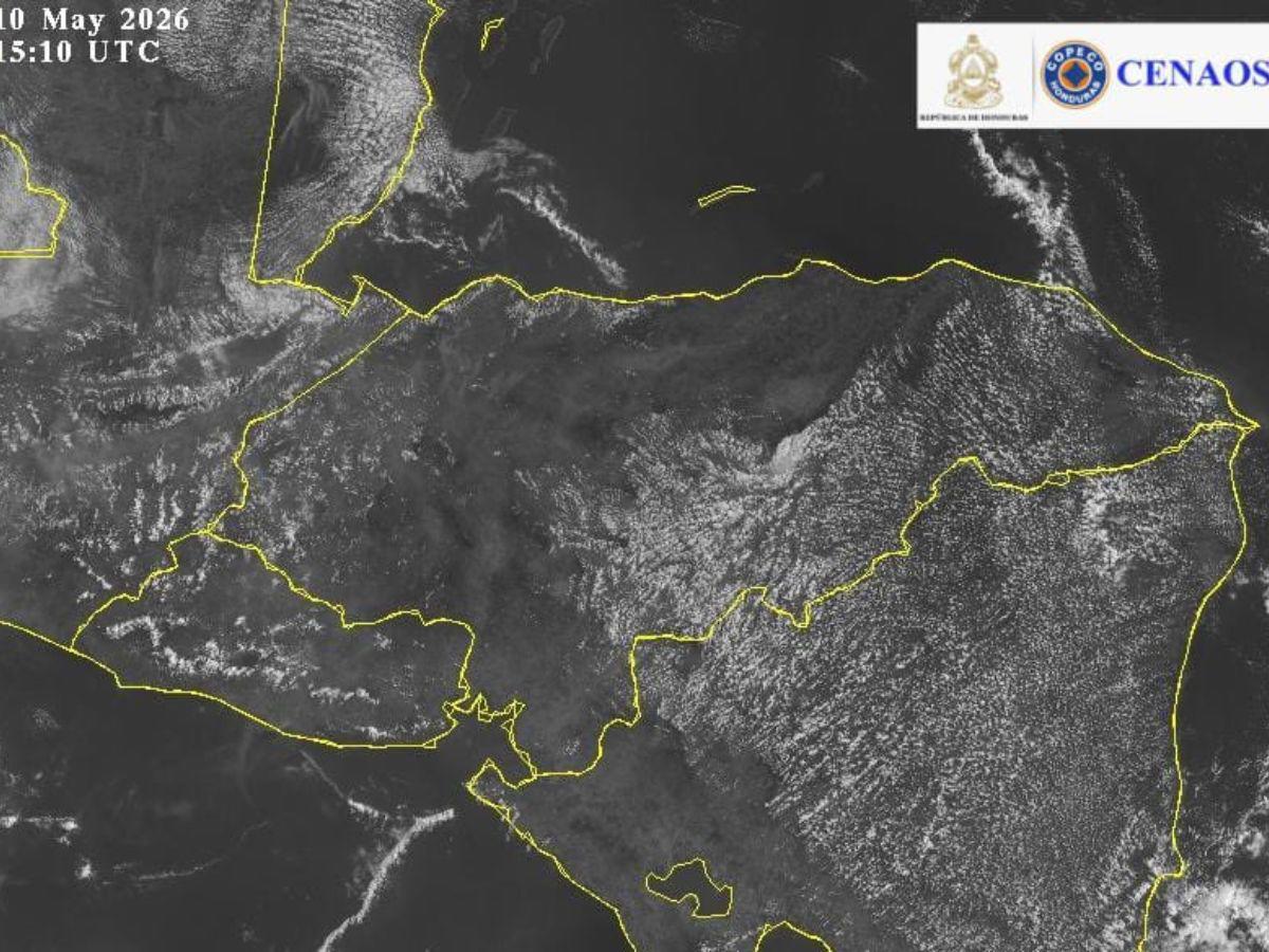 Capa de humo cubre Honduras en medio de altas temperaturas, alerta Copeco