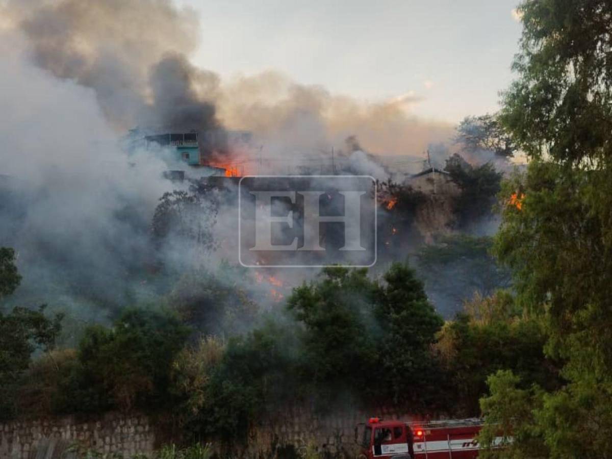 Familias desesperadas: Así fue el pavoroso incendio que afectó varias viviendas en La Rivera de La Vega