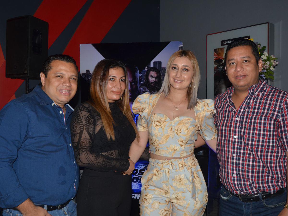 Victor Moncada, Maryeri Rojas , Gisella Betancourth y Rubén Zepeda.