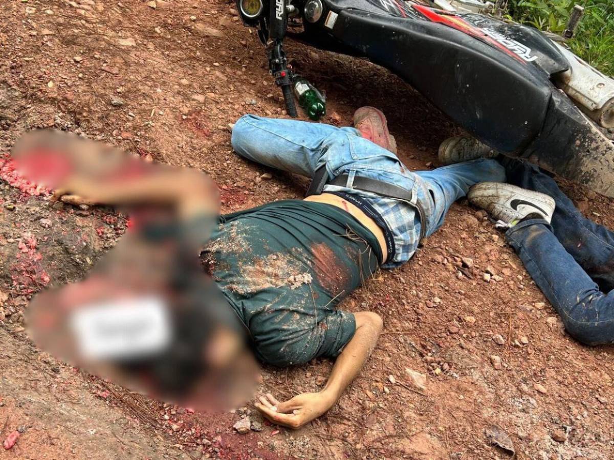 Les dispararon en la cabeza: las fuertes imágenes que dejó la masacre en Yoro