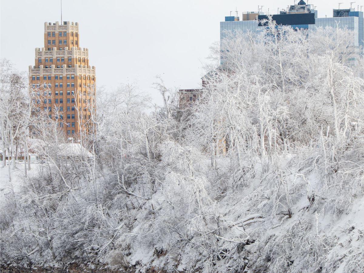 EN FOTOS: Cataratas del Niágara congeladas y bajo -55° por una masa de aire ártico
