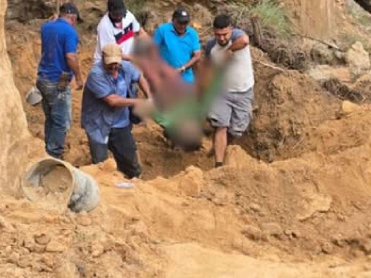 Sacaban arenilla de un cerro y quedaron soterrados: así murieron Kerin y Farin en Yuscarán