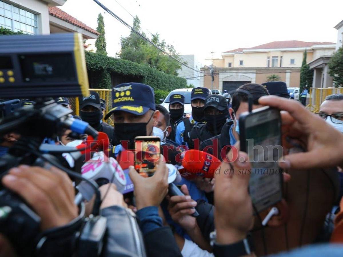 Policía Nacional resguarda los bienes del expresidente JOH para evitar saqueos