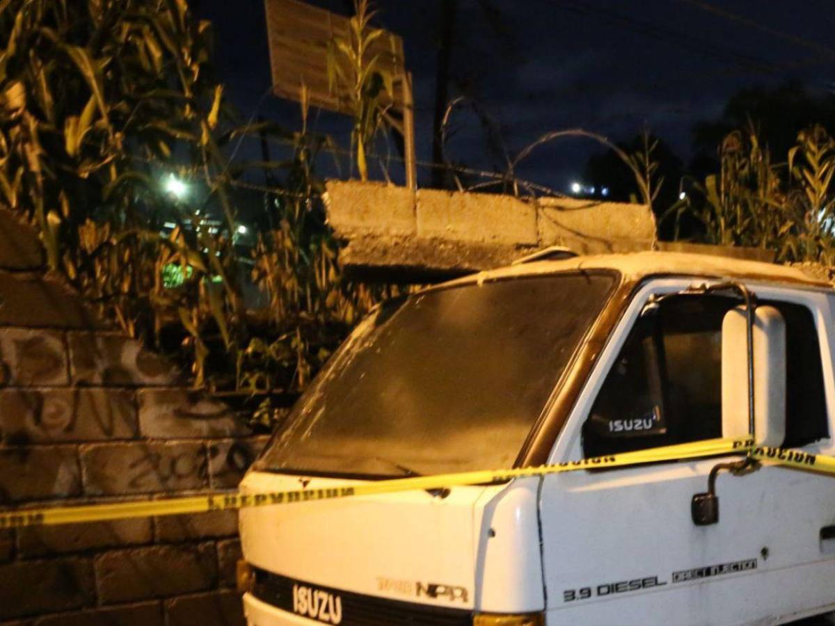 Colapsa muro perimetral del INFOP en La Pradera por intensas lluvias en Tegucigalpa