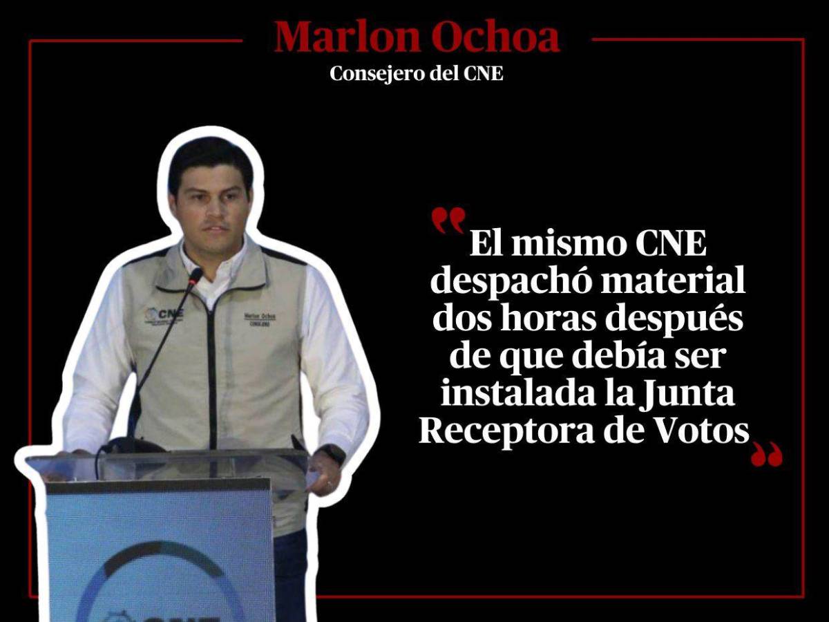 Marlon Ochoa: “Cerremos urnas cuando vote el último ciudadano” en elecciones 2025