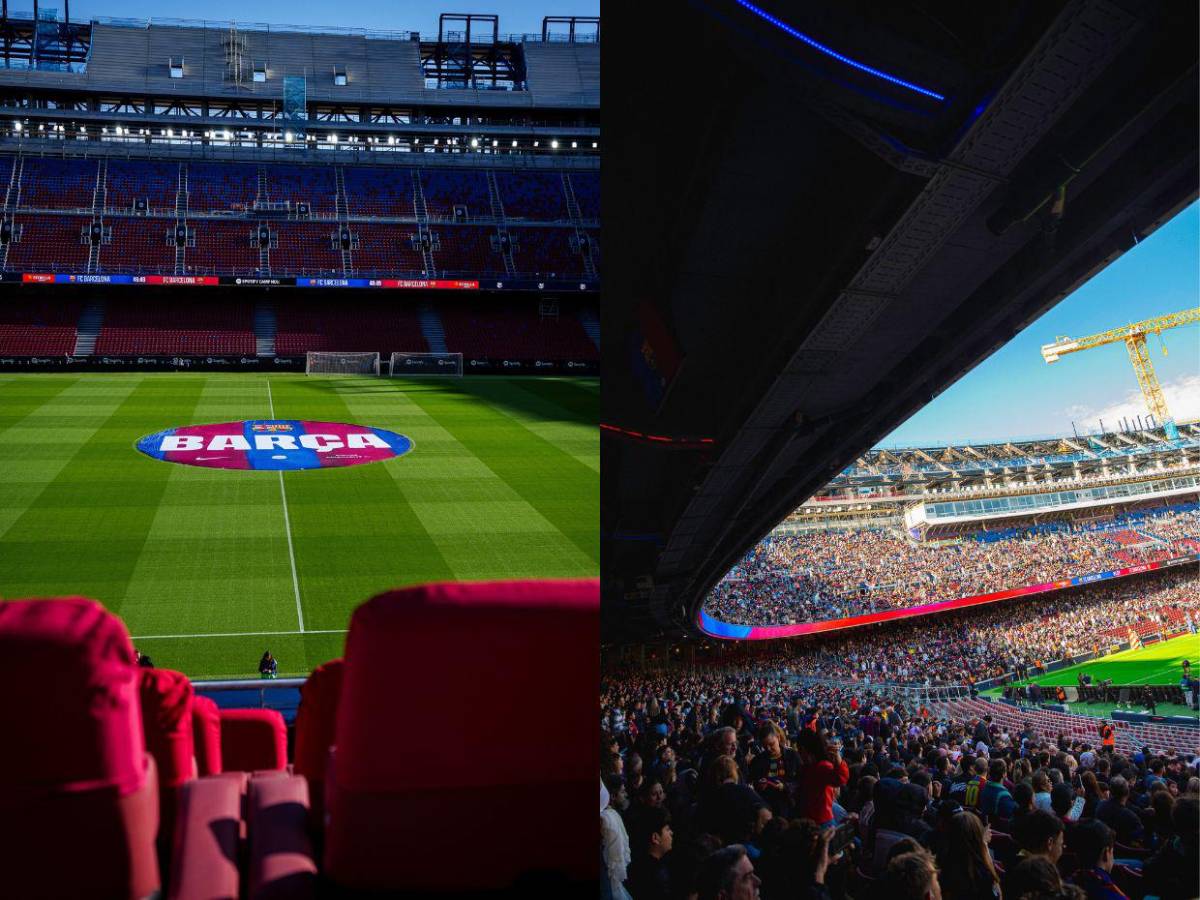 ¡Una belleza! Así está quedando el estadio Camp Nou del Barcelona con su remodelación
