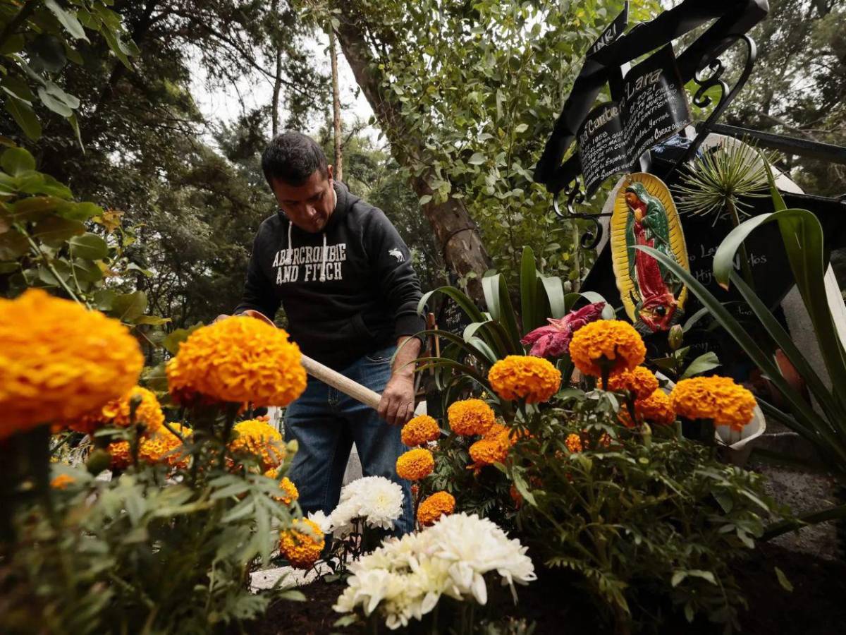 Gigantescas obras de arte llenan de vida Ciudad de México para el Día de Muertos