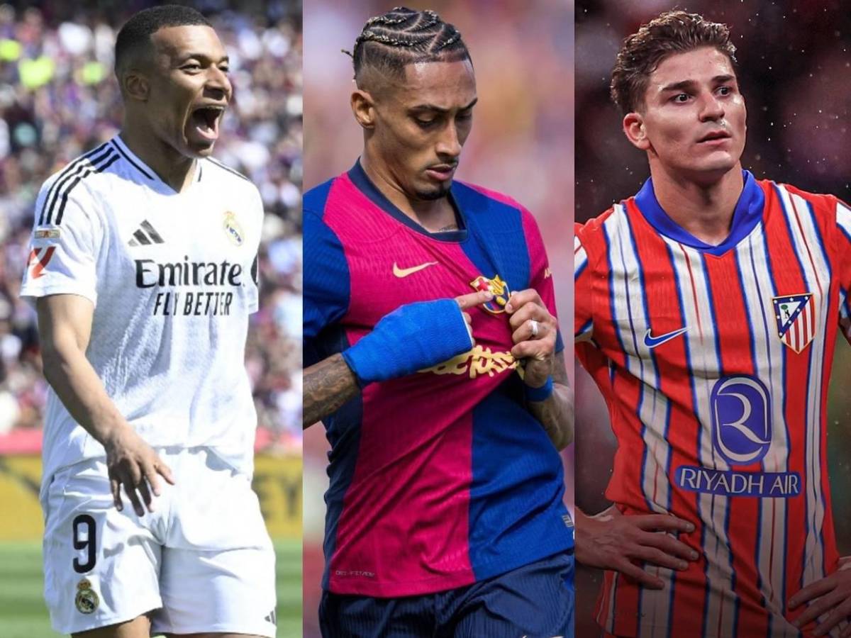 Tabla de goleo Liga de España: Mbappé arrasa tras marcar triplete y así queda Raphinha