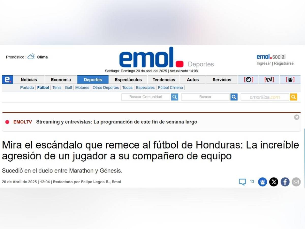 Vergonzoso: Lo que dice la prensa internacional ante la cachetada de Anangonó contra Alexy Vega Vergonzoso: Lo que dice la prensa internacional ante la cachetada de Anangonó contra Alexy Vega
