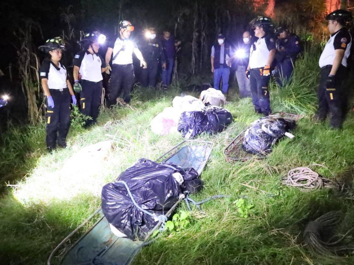 Hallan ocho cadáveres envueltos en bolsas y atados de pies y manos en Guatemala