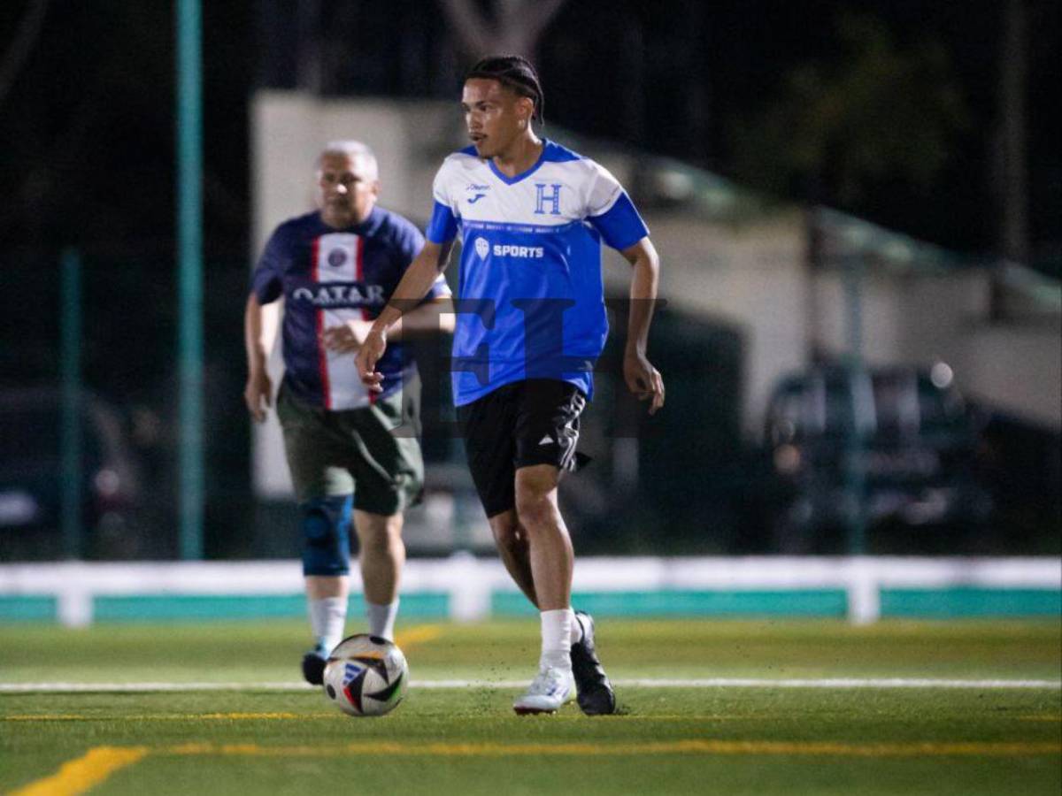 Así fue el entrenamiento de la selección de tiktokers hondureños para el partido contra Brasil