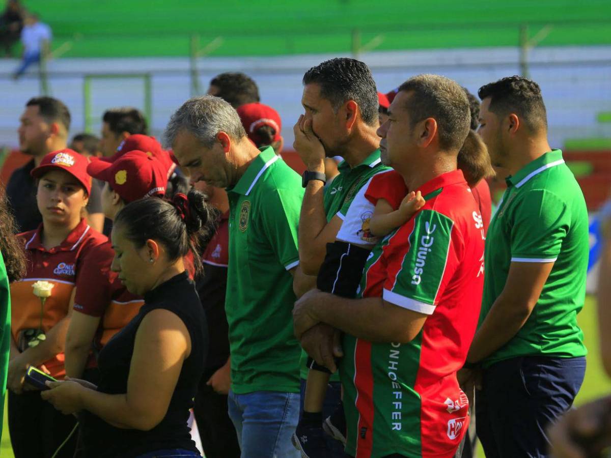 Marathón rinde último homenaje a Orinson Amaya en el césped del Yankel Rosenthal