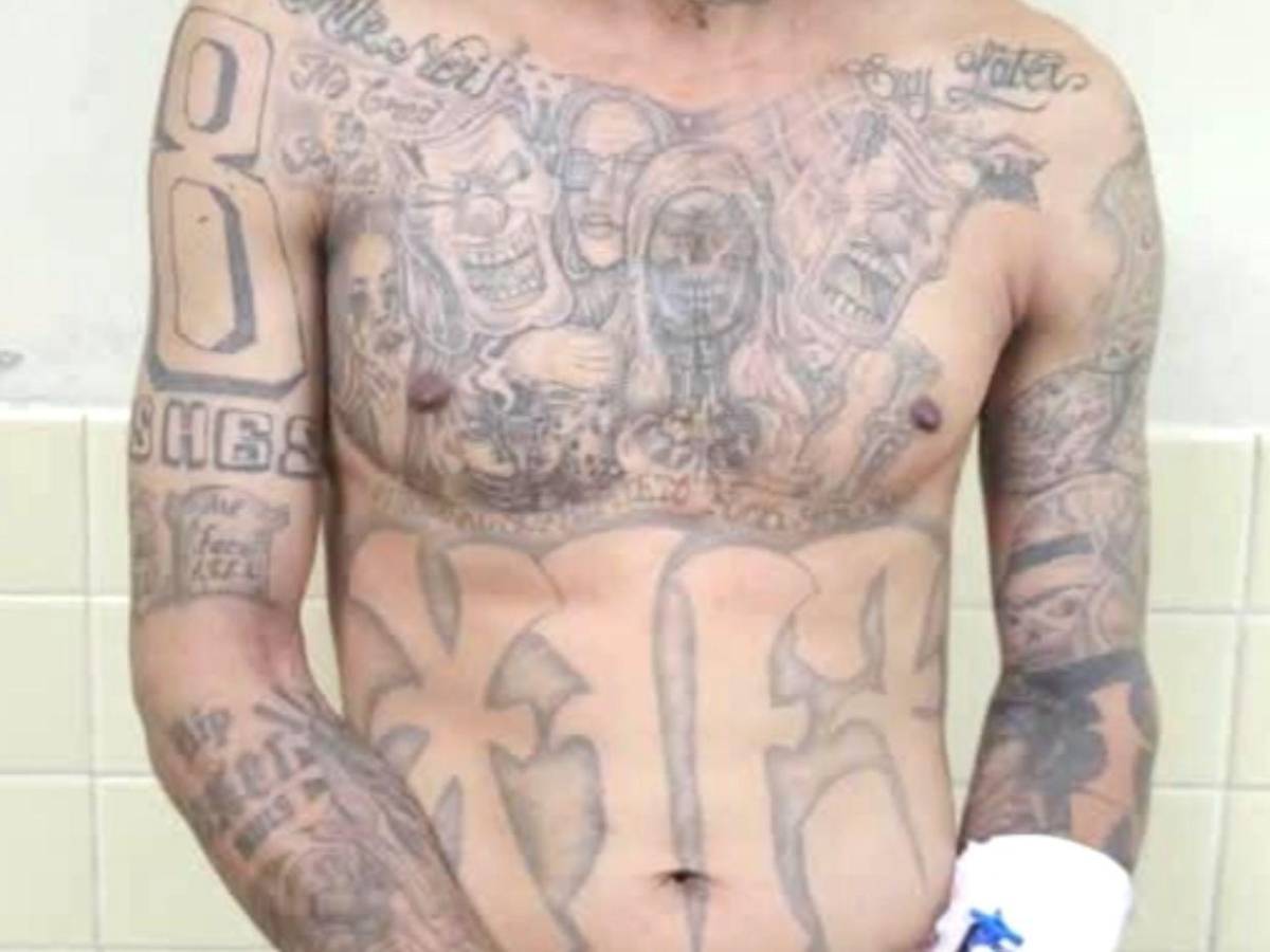 Con tatuajes en el rostro: “El Astuto”, presunto miembro de la Pandilla 18, cae en la colonia Calpules