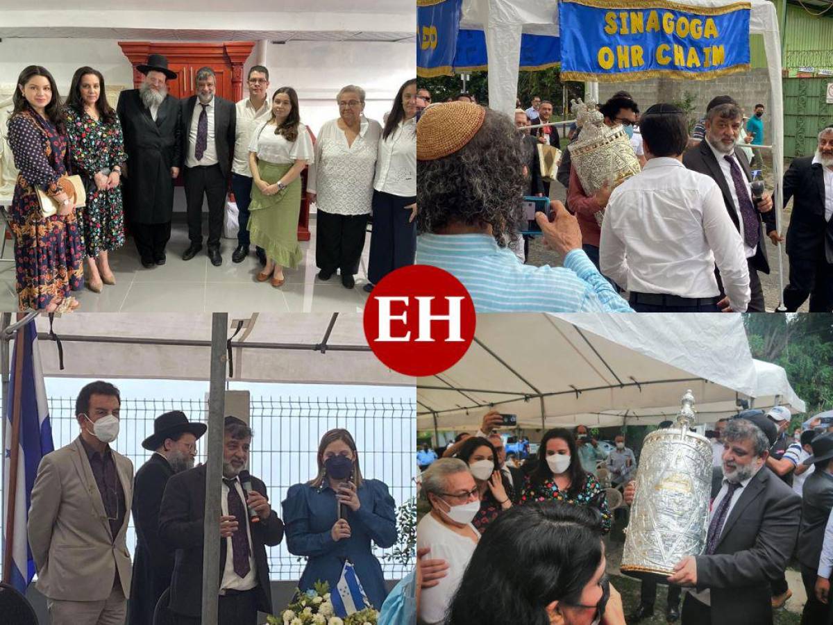 Familia de JOH y Salvador Nasralla estuvieron en inauguración de sinagoga judía en San Pedro Sula