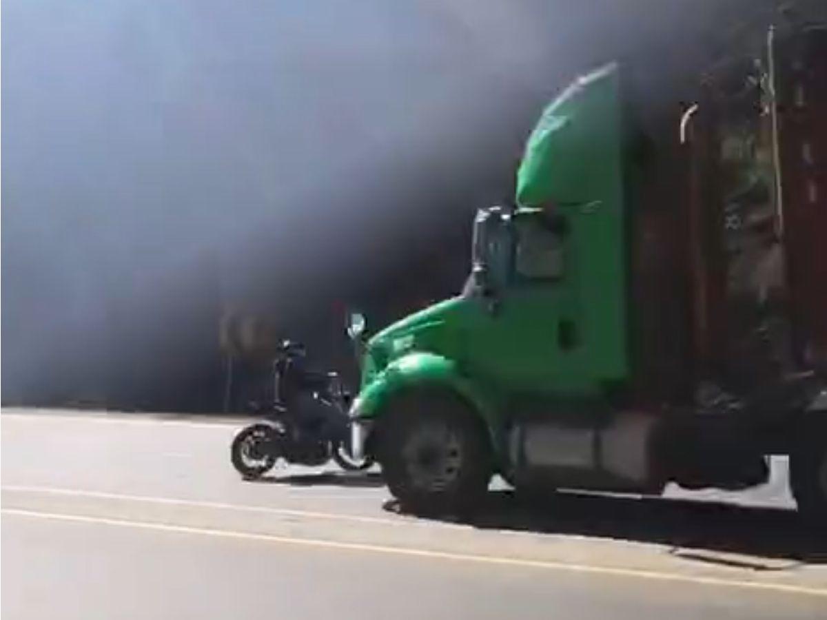 Jesús Figueroa murió tras impactar contra rastra por mala maniobra en la CA-5