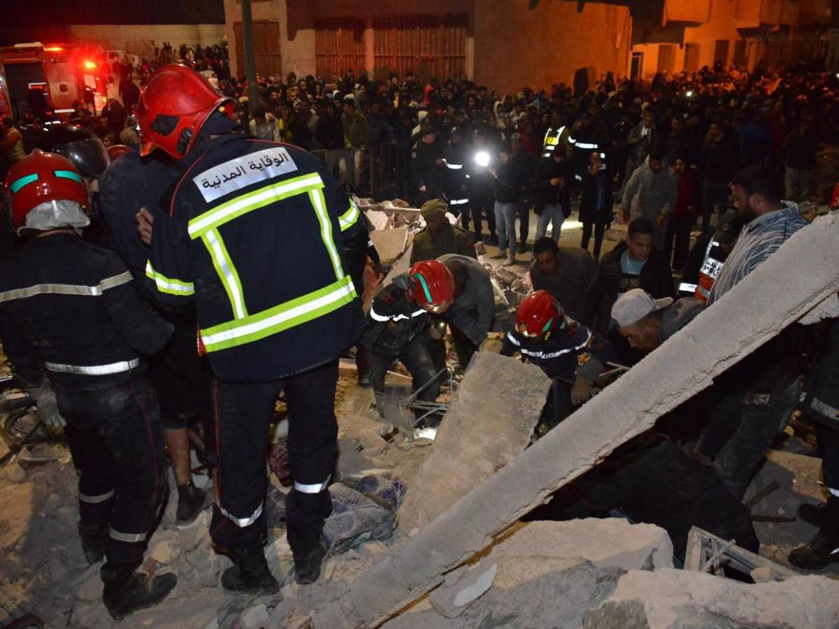 Derrumbe en Marruecos deja 22 muertos, tras irregularidades en construcción