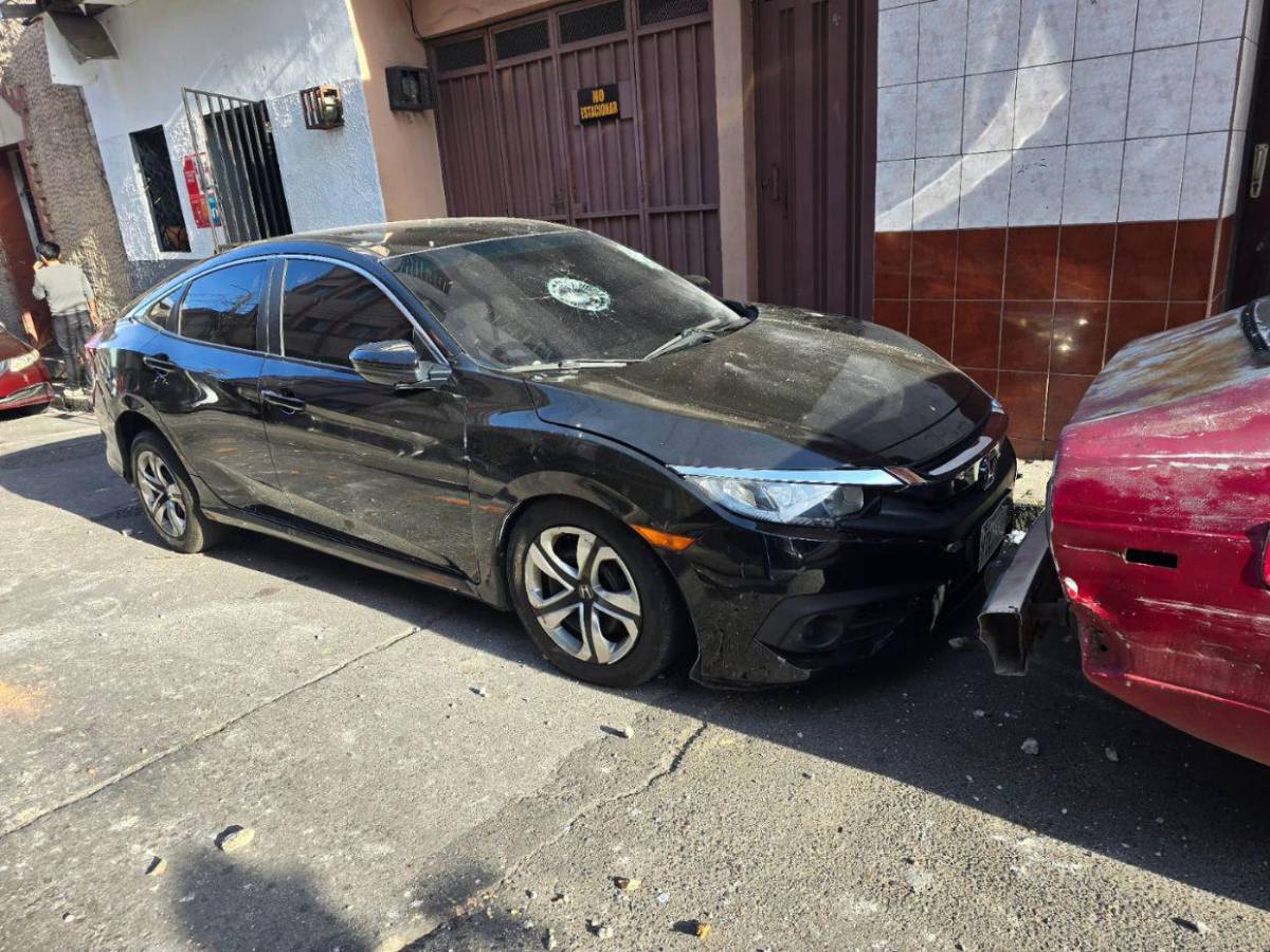 Destrozos a la propiedad privada tras lluvia de piedras y balazos antes del Motagua vs Olimpia