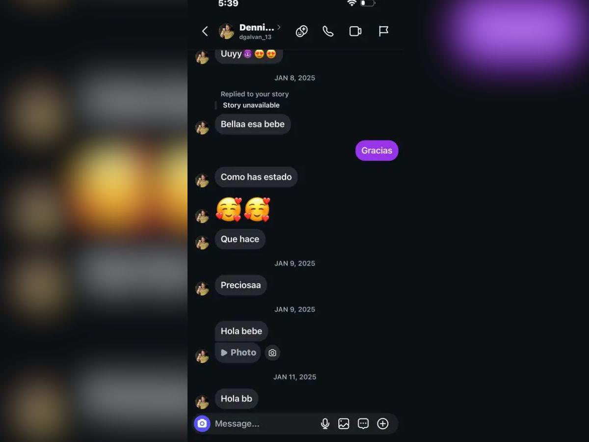 Filtran chats de Dennis Galván con otras mujeres antes del crimen de Valeria Alvarado