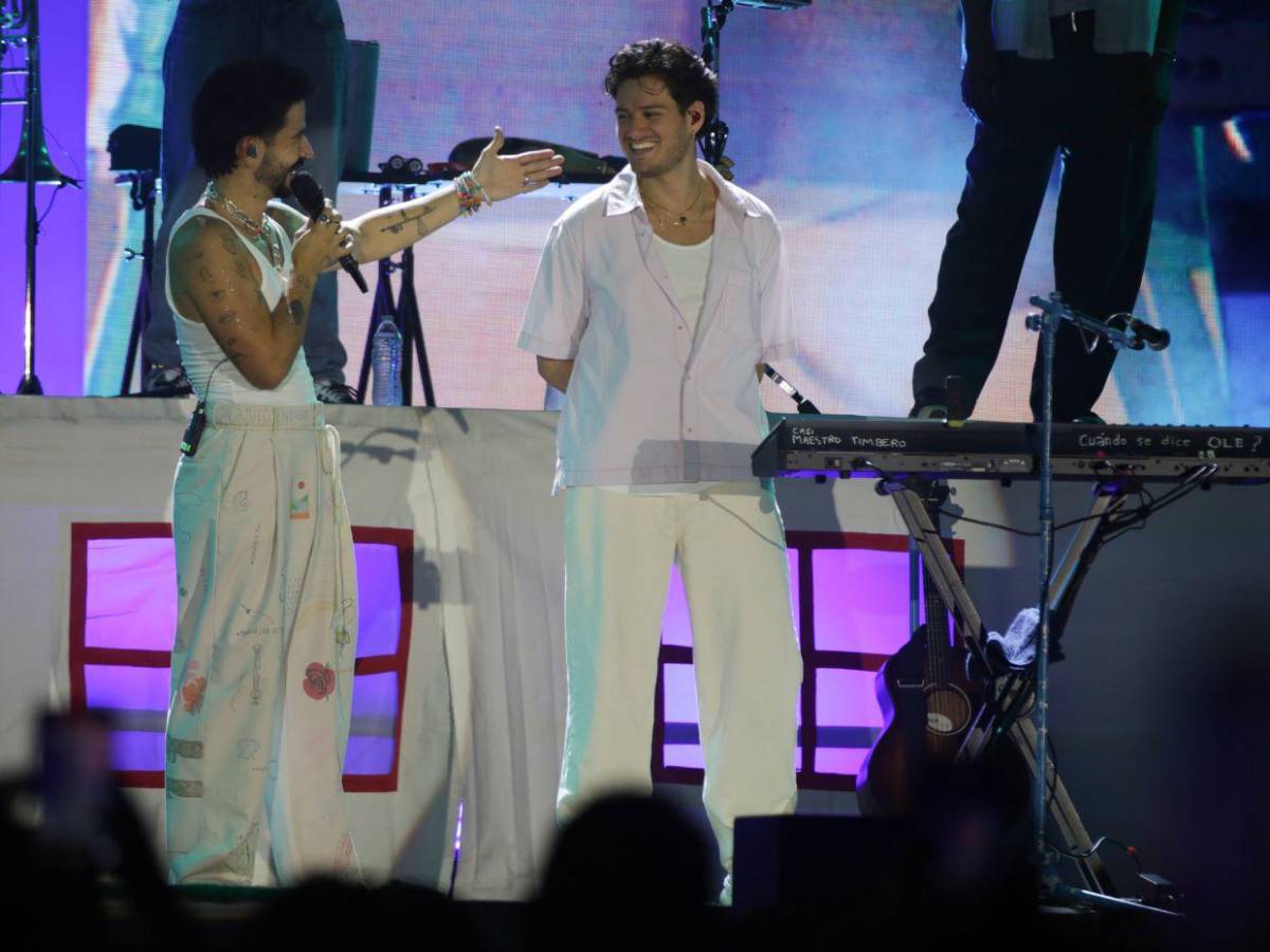 Las imágenes que dejó el concierto de Camilo en Honduras